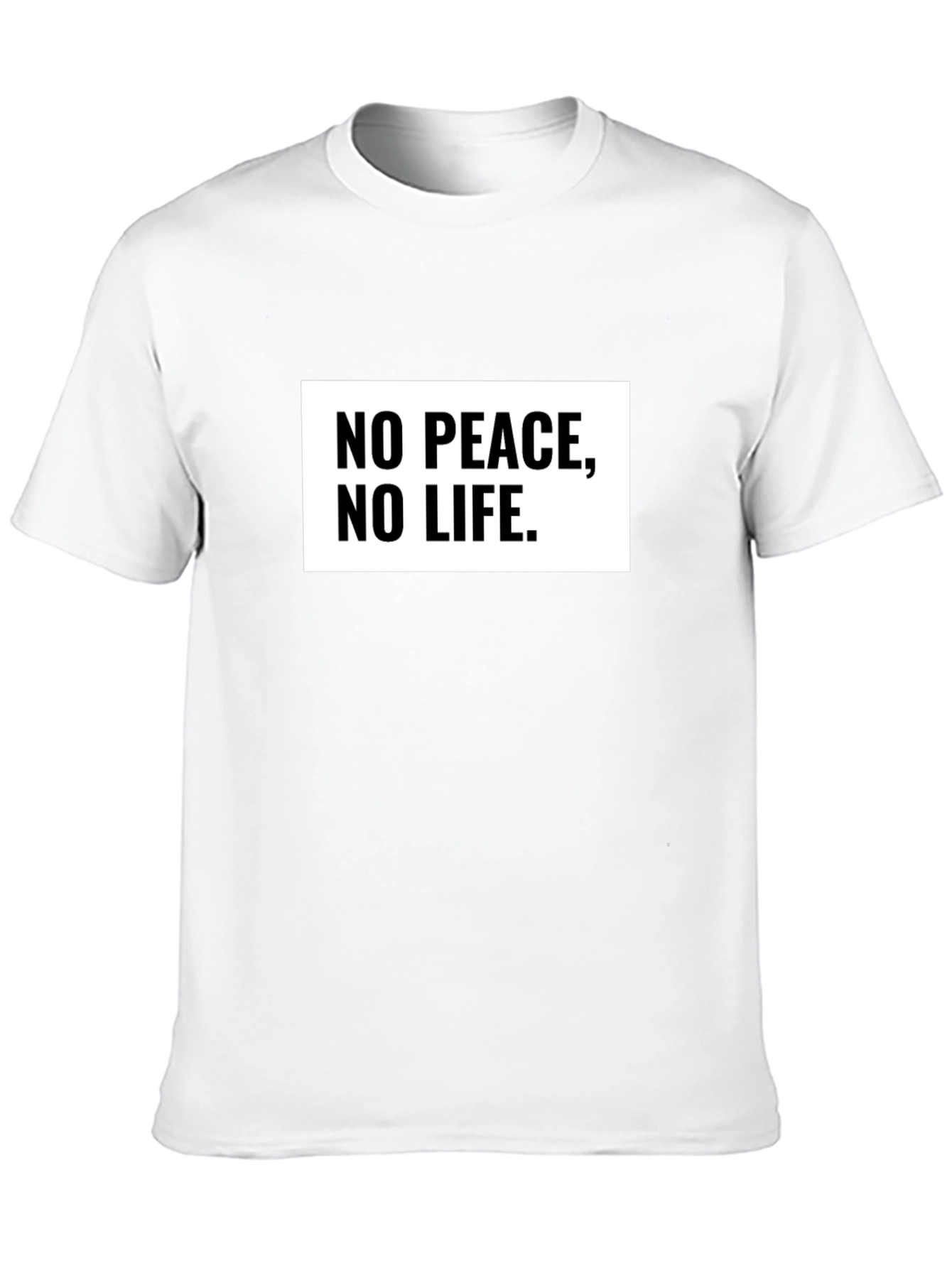 No Peace No Life Graphic Tee - Black