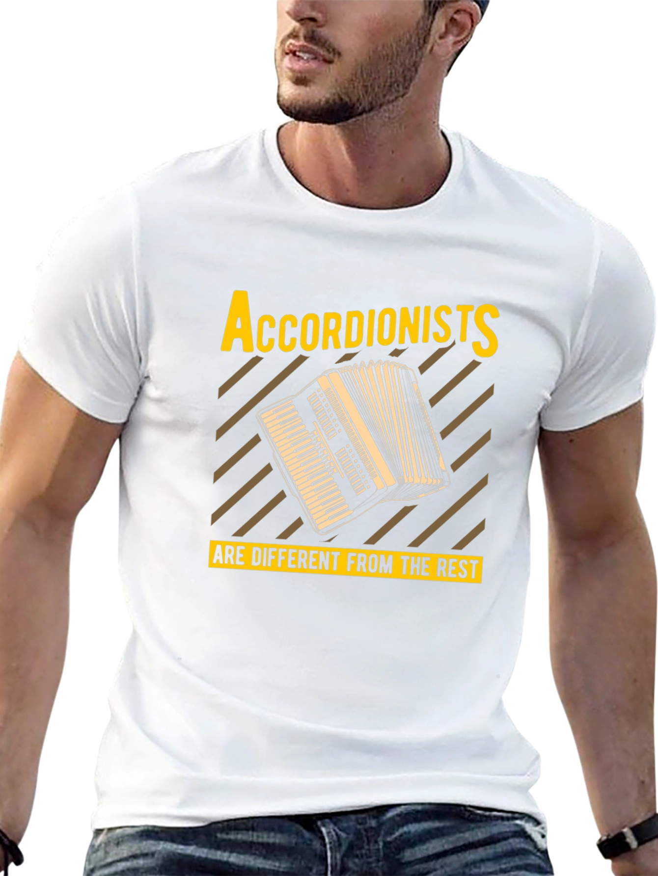 Accordionist Tee: Different from the Rest
