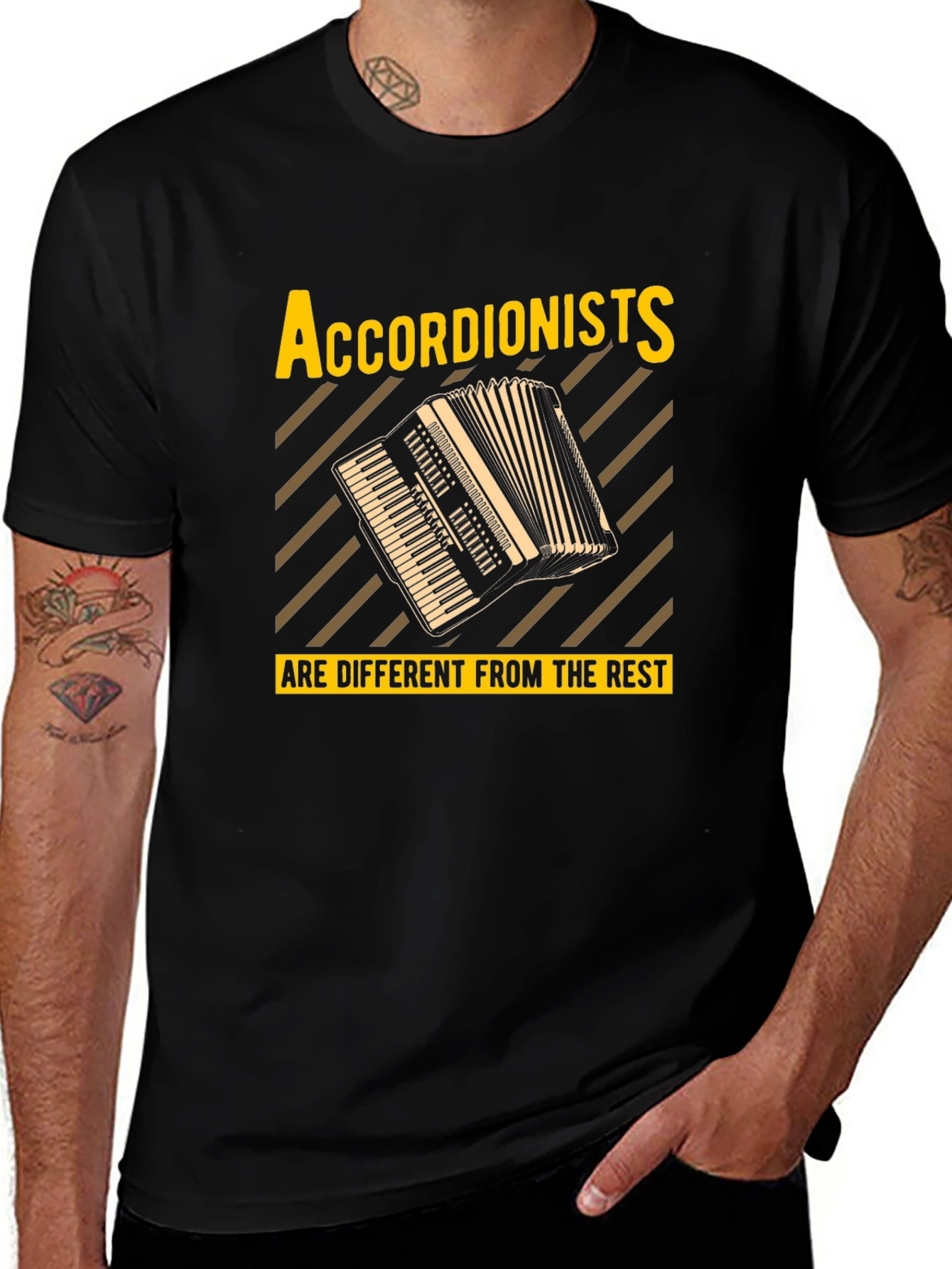 Accordionist Tee: Different from the Rest