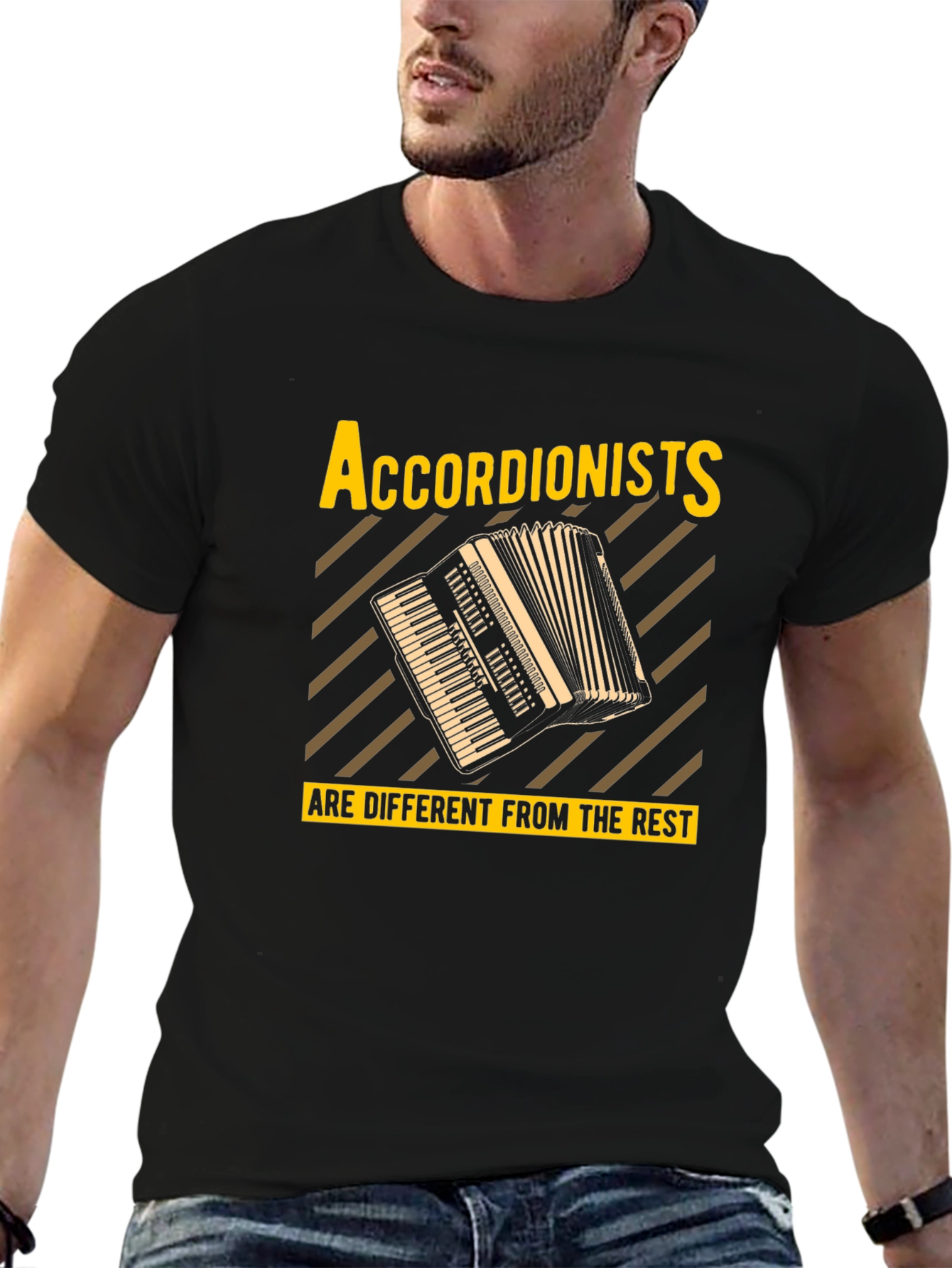 Accordionist Tee: Different from the Rest