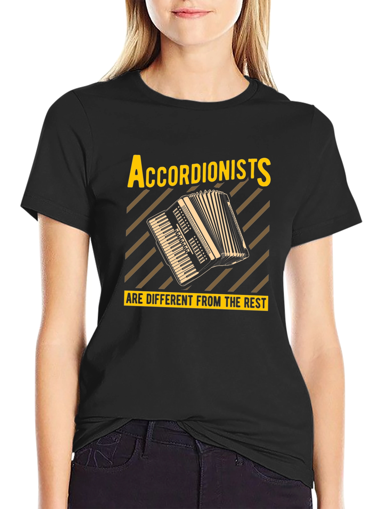 Accordionist Tee: Different from the Rest