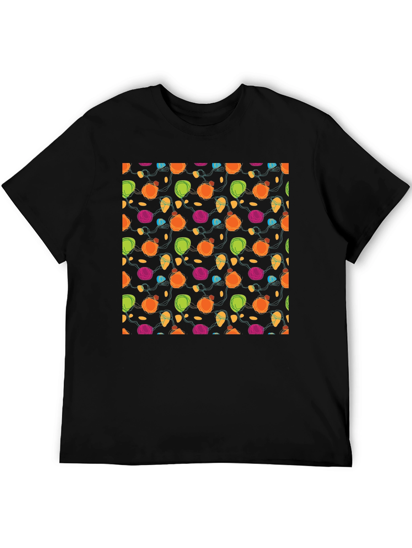 Festive Lights Patterned T-Shirt
