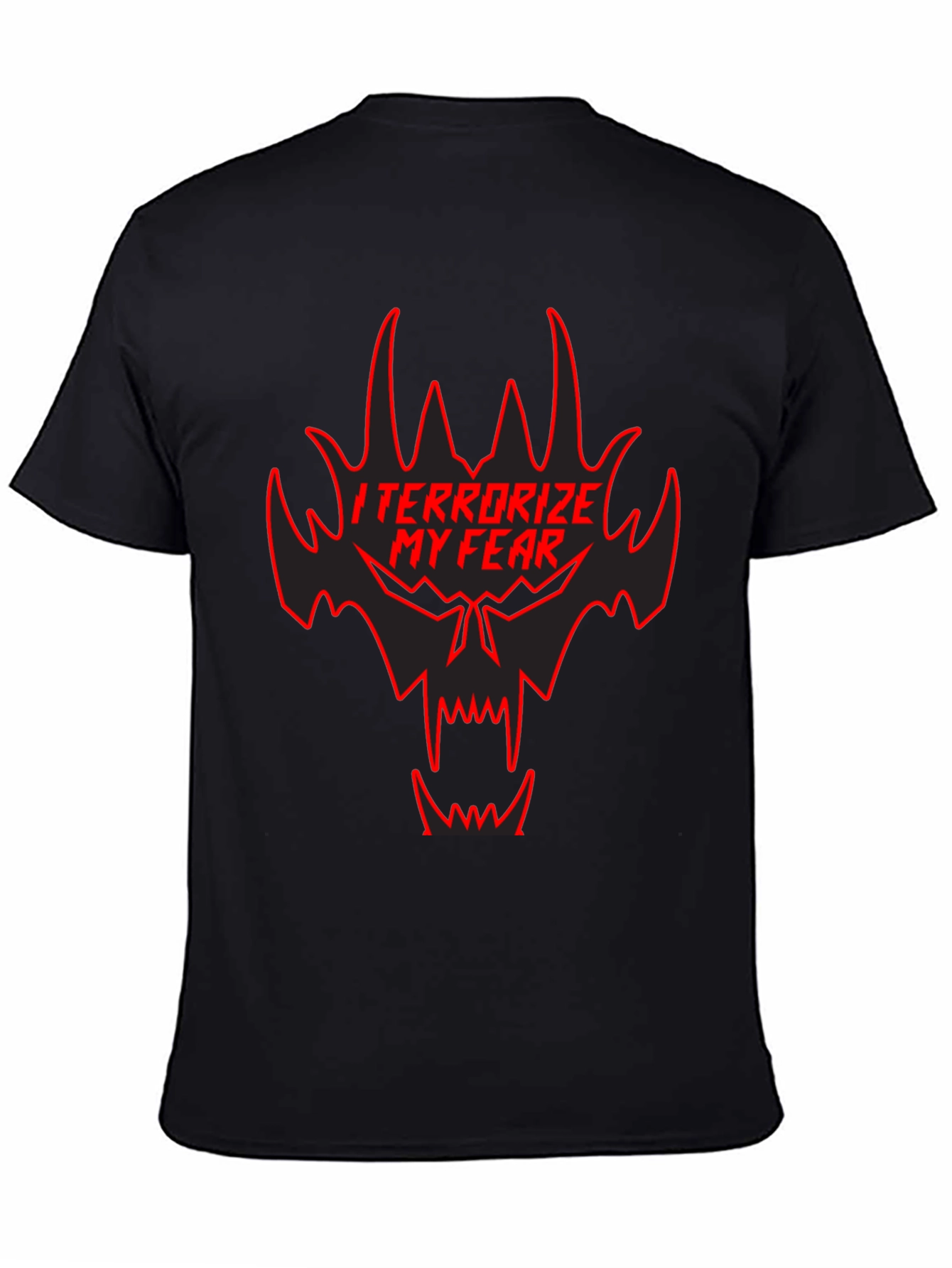 Terrorize My Fear Black Graphic Tee