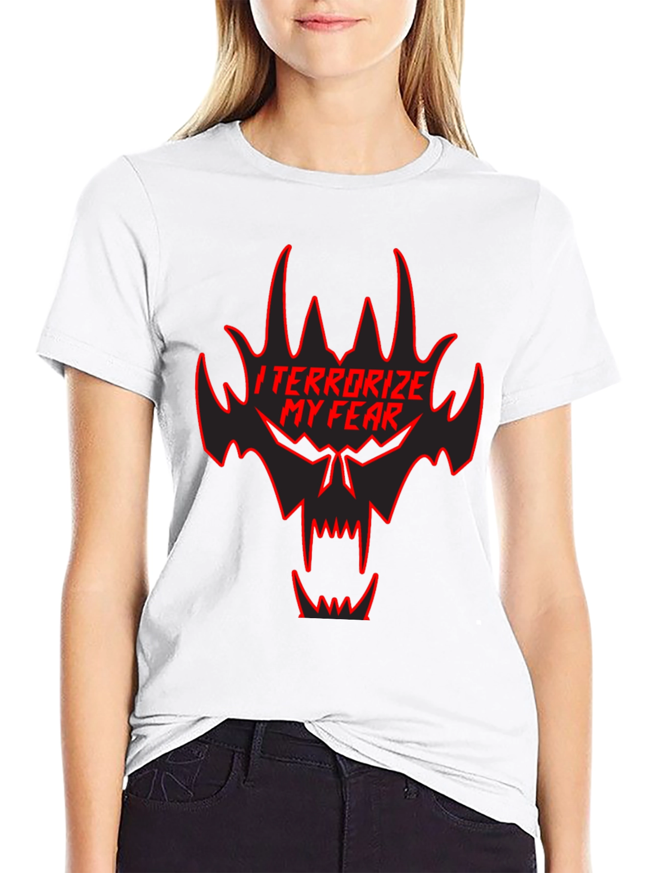 Terrorize My Fear Black Graphic Tee