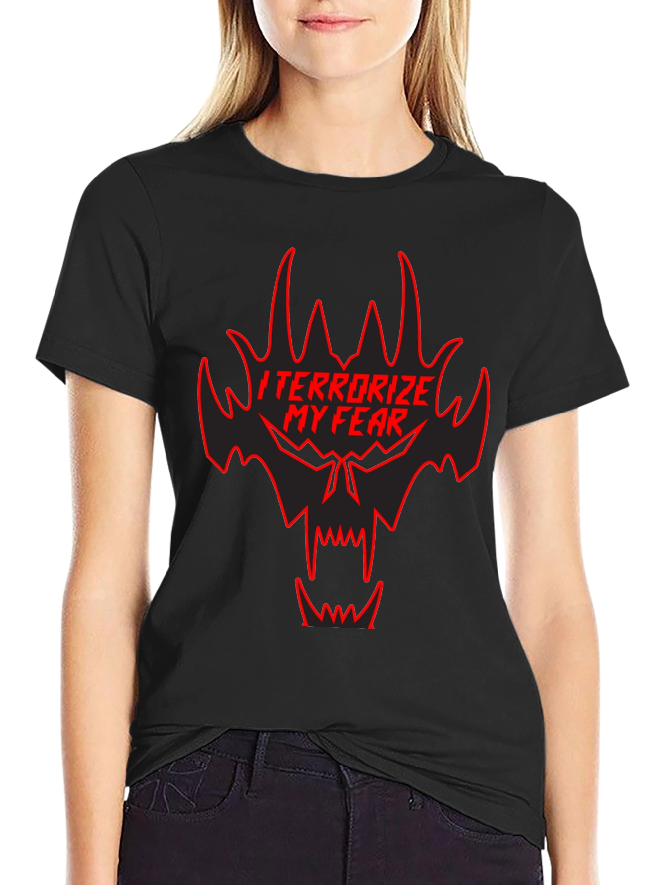Terrorize My Fear Black Graphic Tee