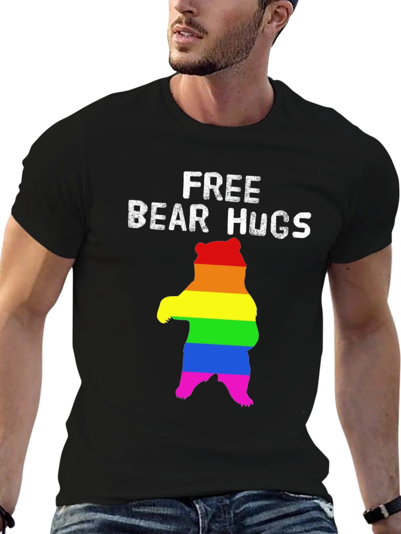 Free Bear Hugs Pride T-Shirt