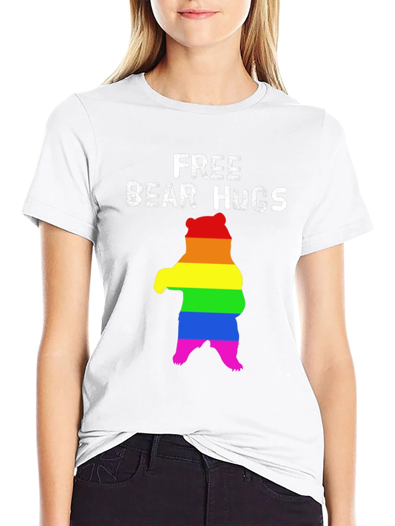 Free Bear Hugs Pride T-Shirt