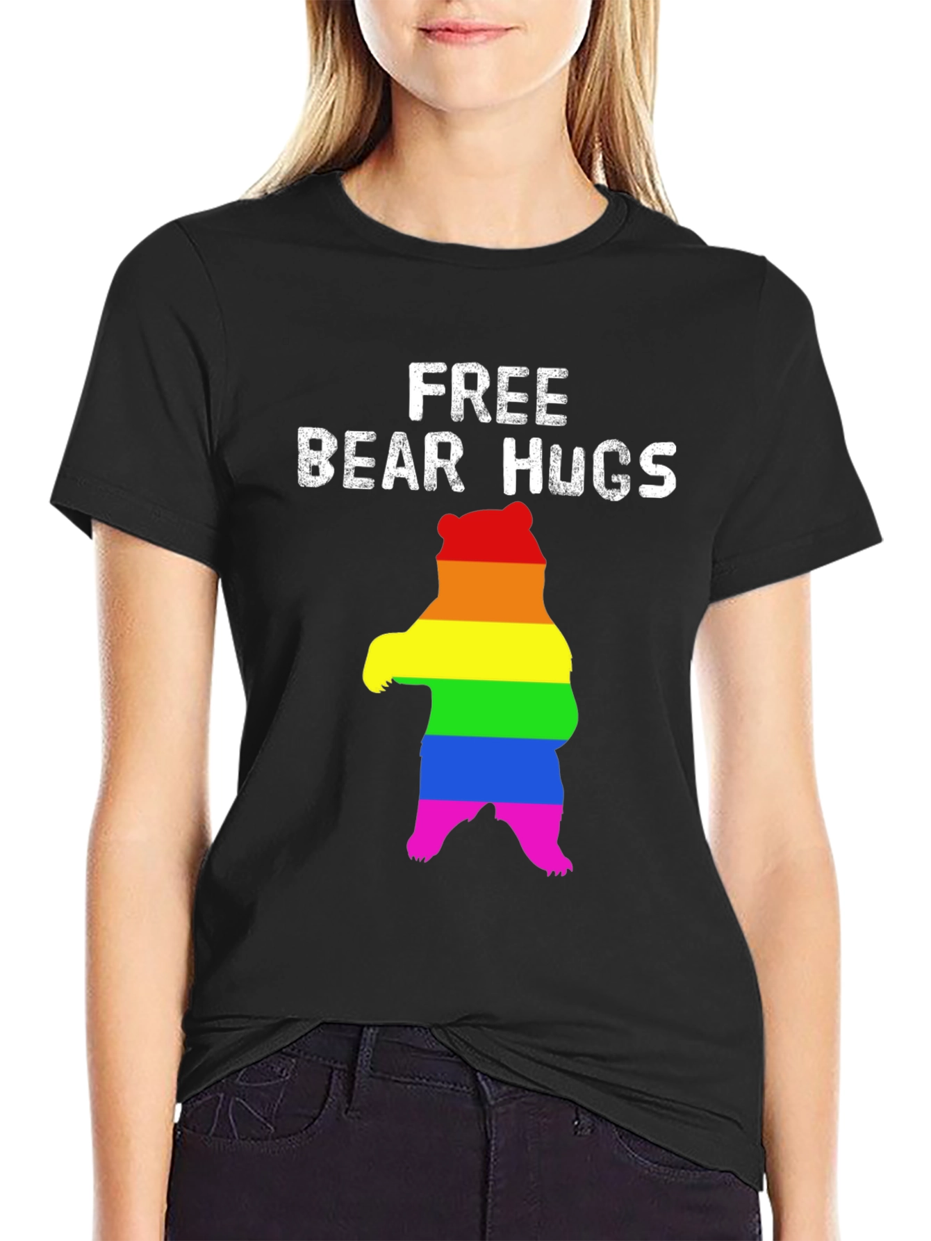 Free Bear Hugs Pride T-Shirt