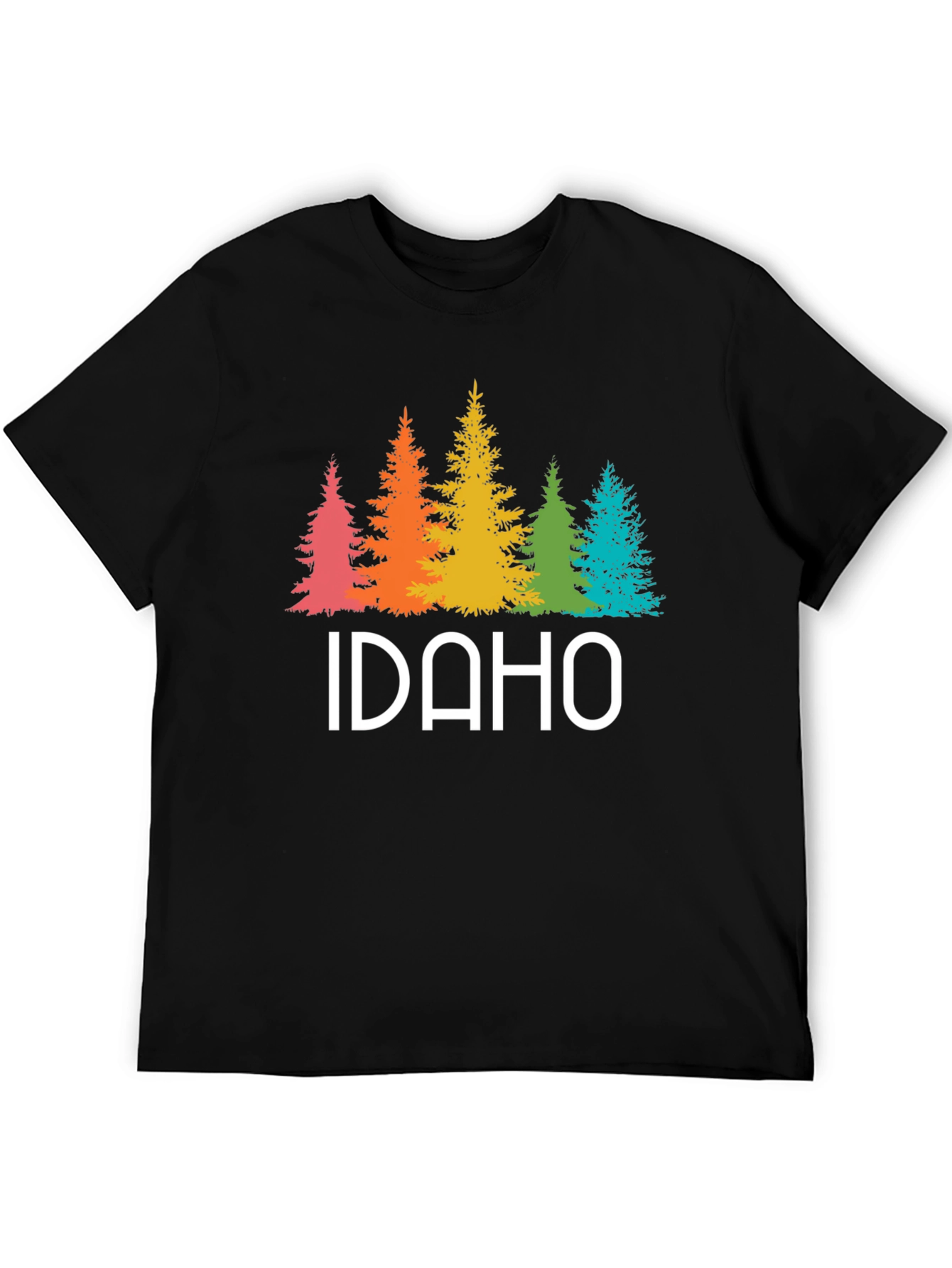 Idaho Rainbow Trees Graphic Tee