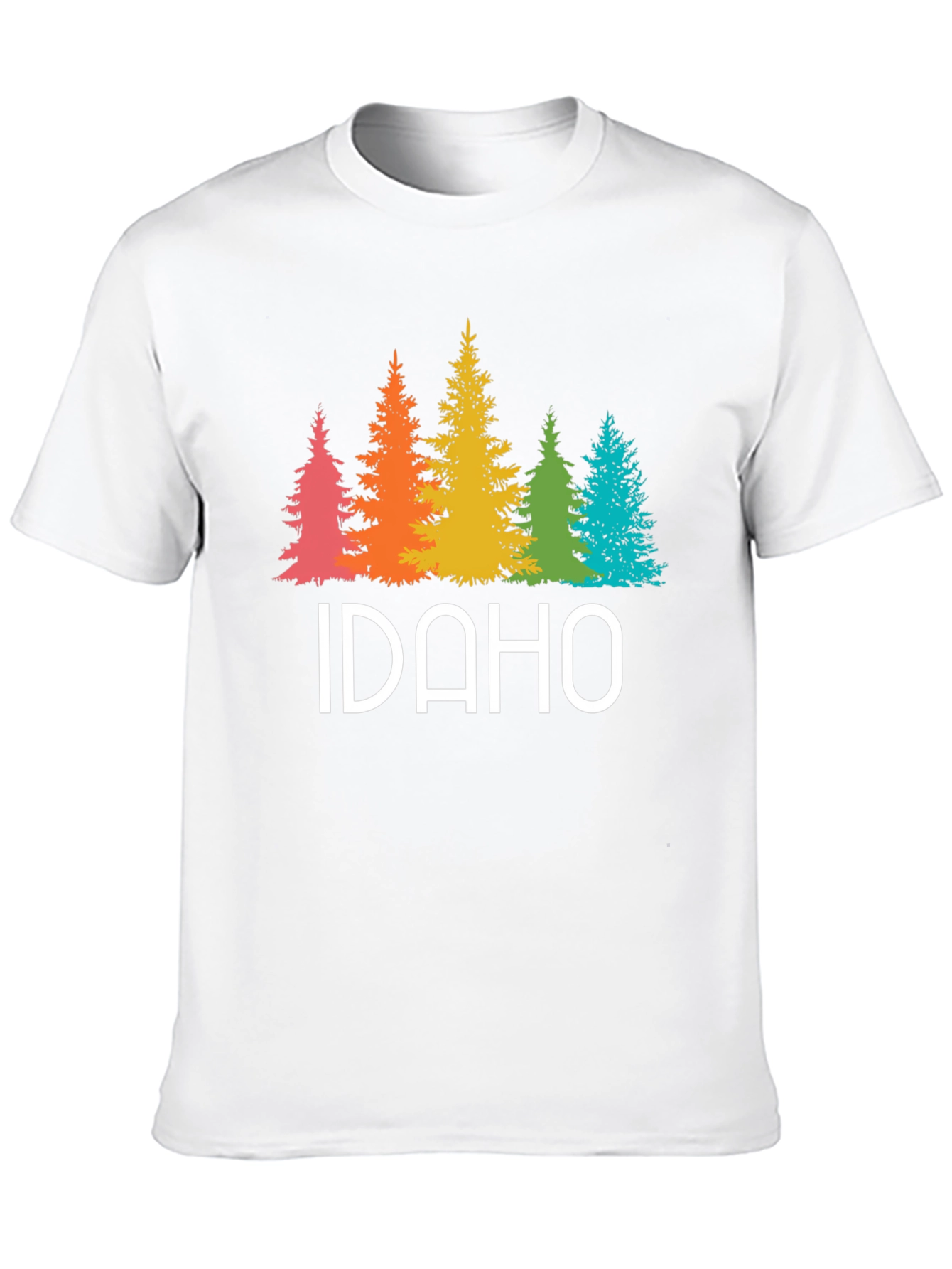Idaho Rainbow Trees Graphic Tee
