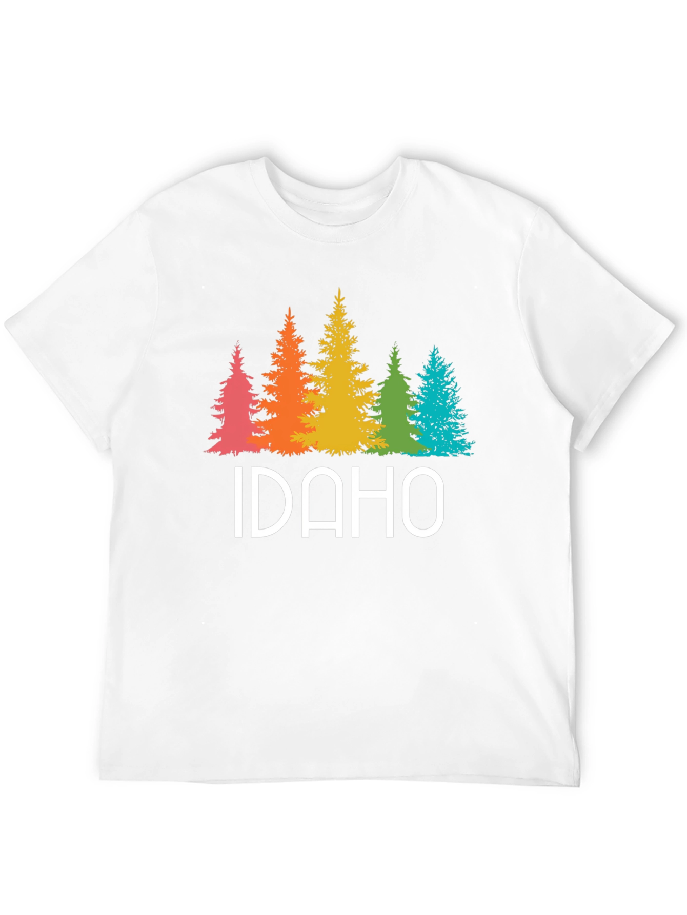 Idaho Rainbow Trees Graphic Tee