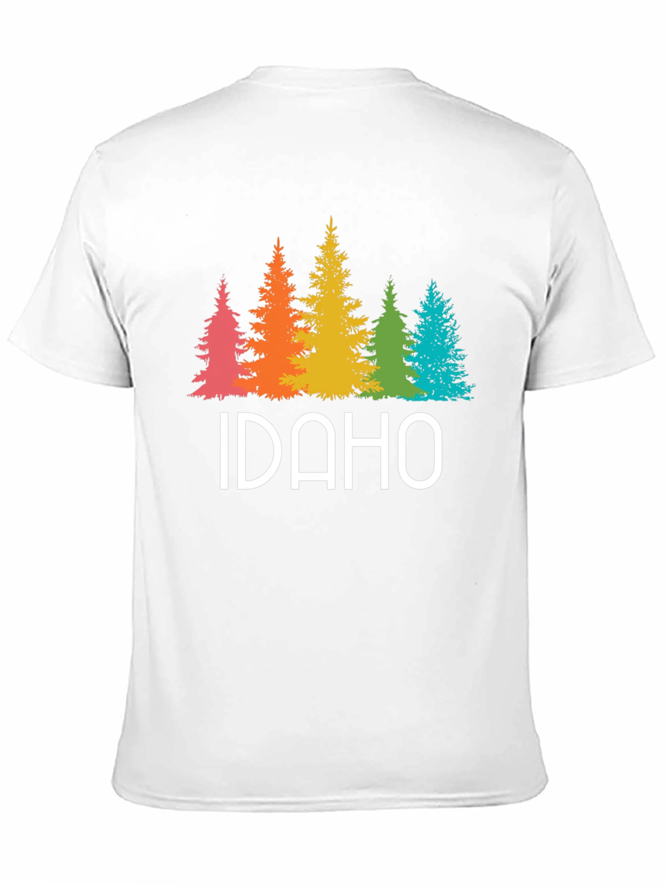 Idaho Rainbow Trees Graphic Tee