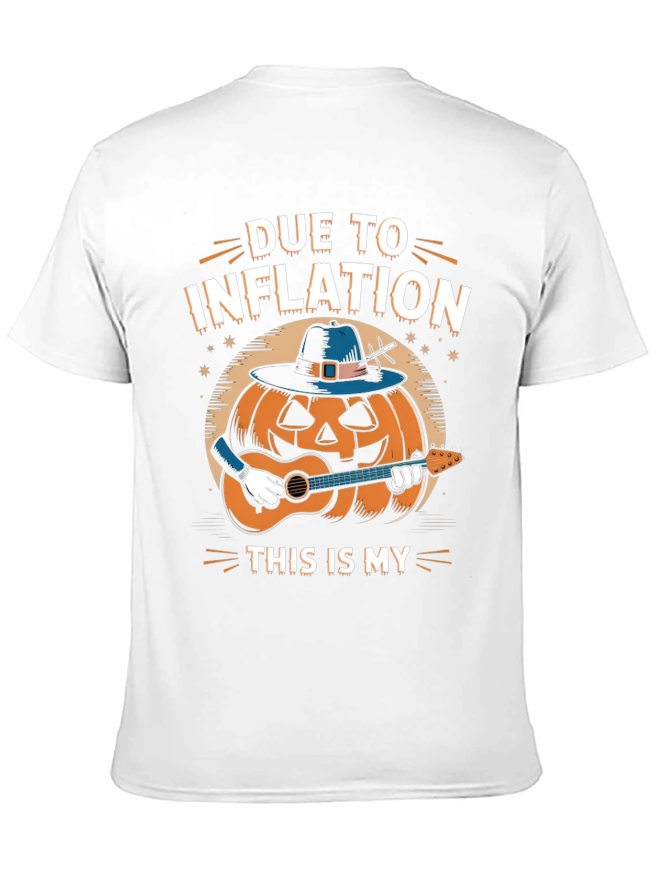 Inflation Pumpkin Guitarist T-Shirt