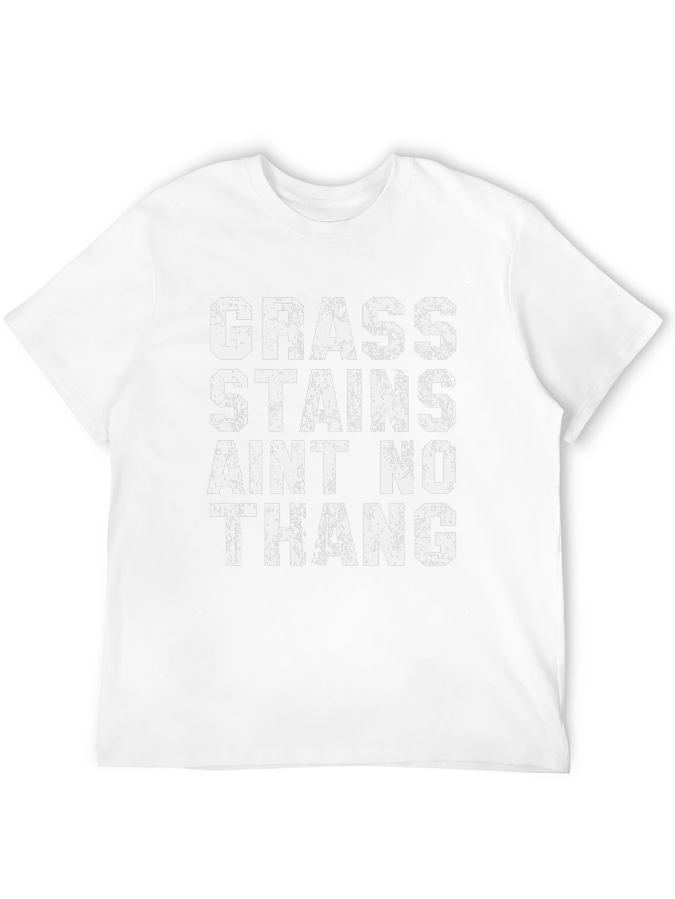 Grass Stains Aint No Thang Black T-Shirt