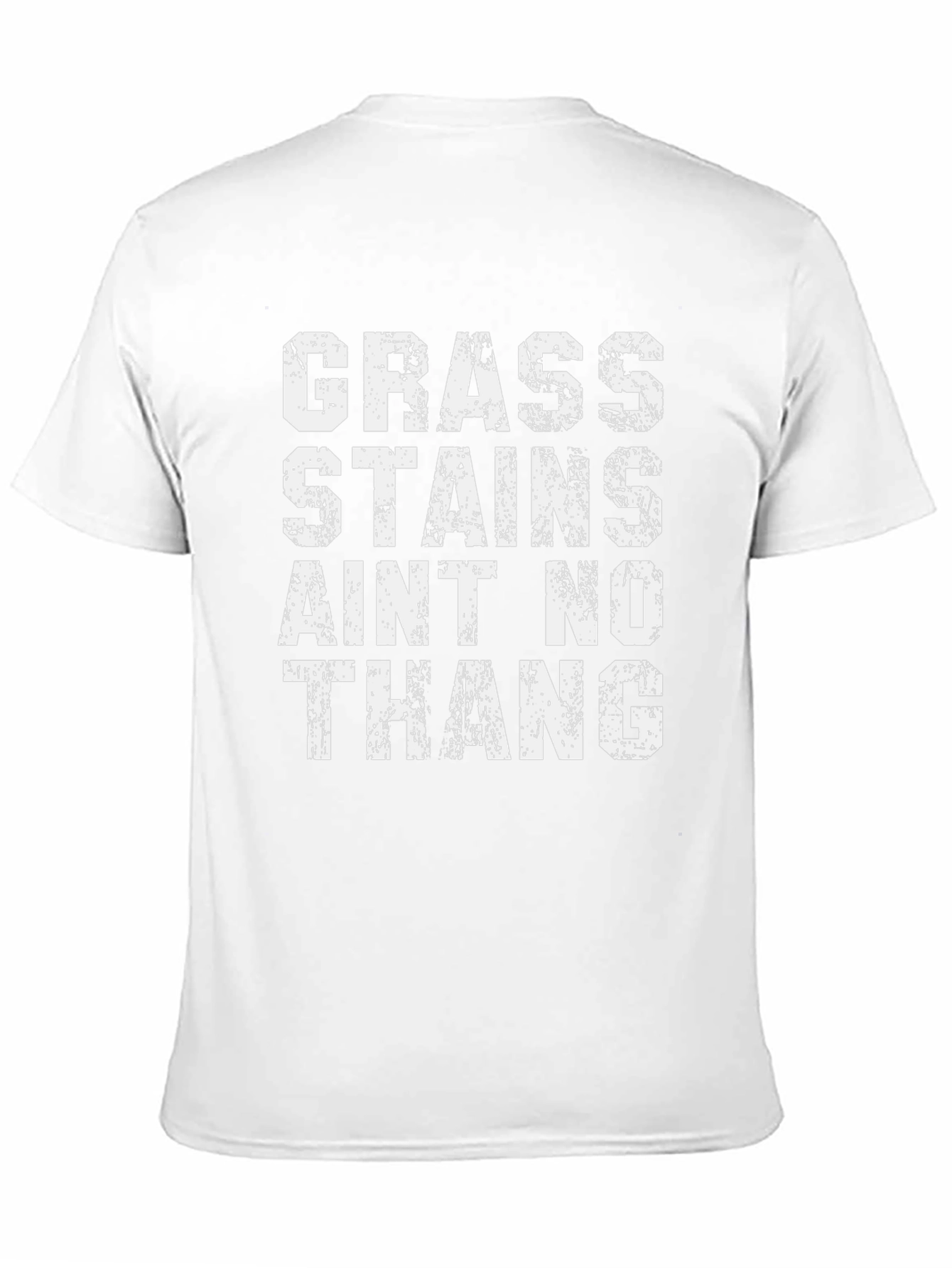 Grass Stains Aint No Thang Black T-Shirt