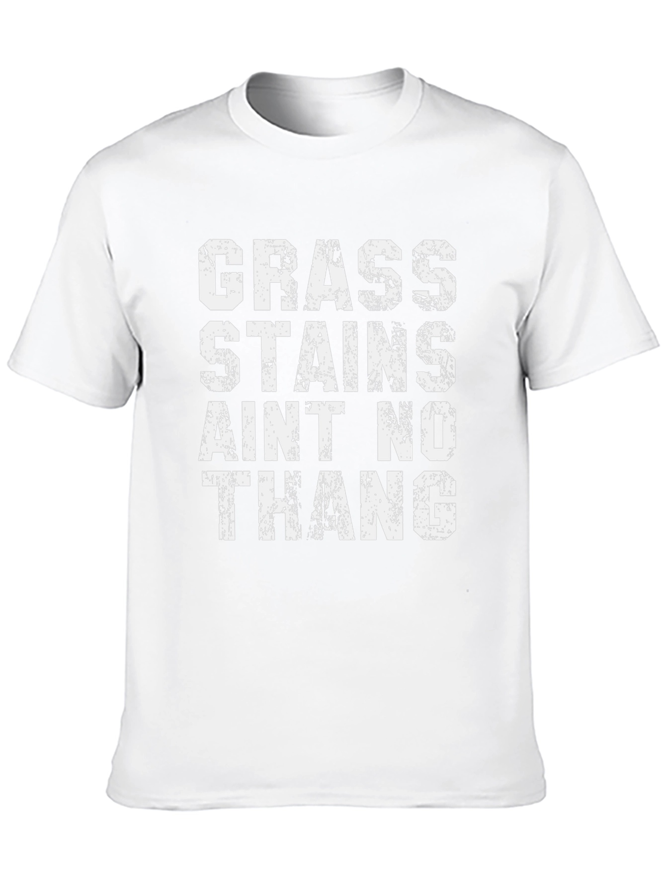 Grass Stains Aint No Thang Black T-Shirt