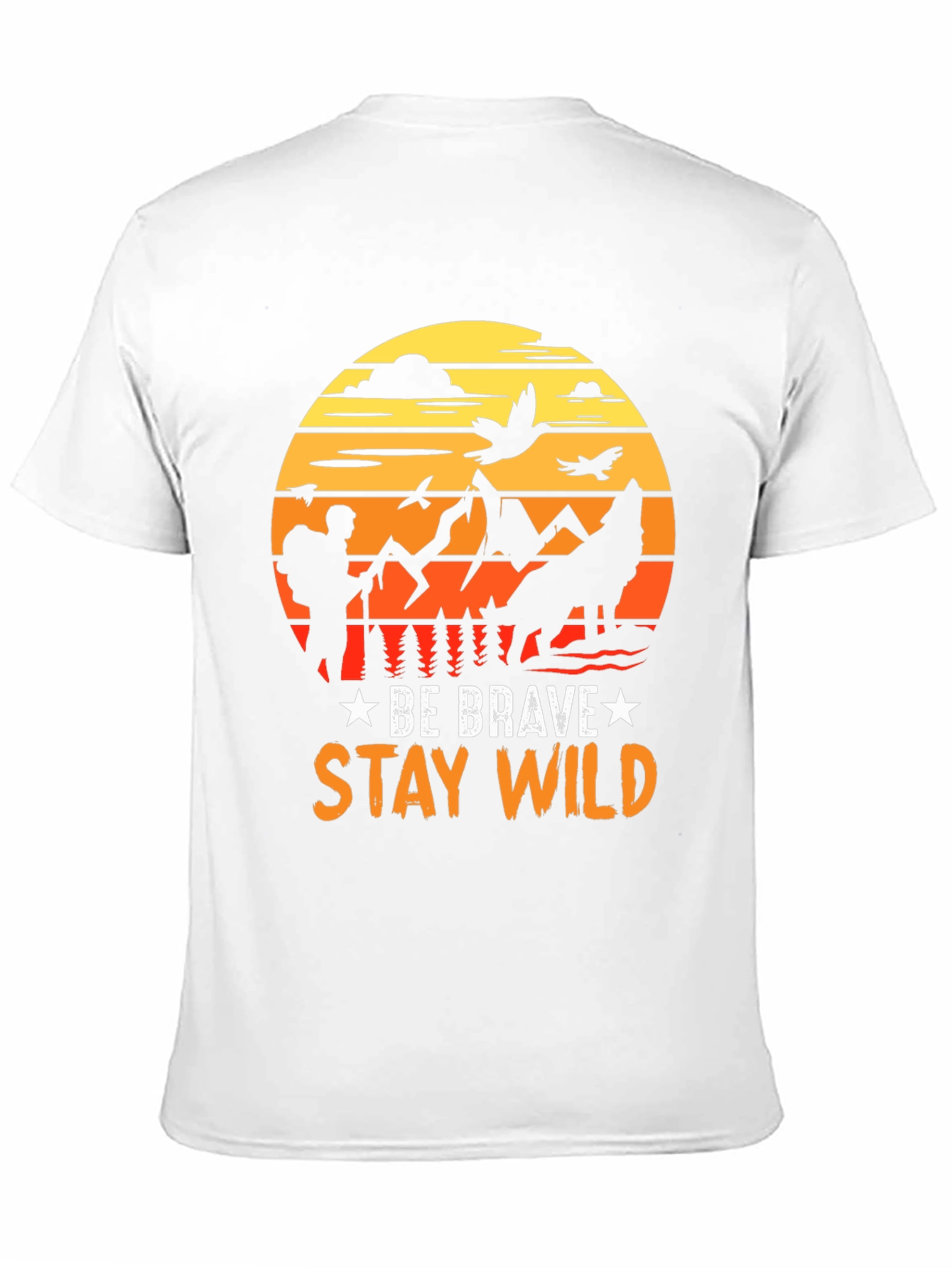 Be Brave Stay Wild Graphic T-Shirt