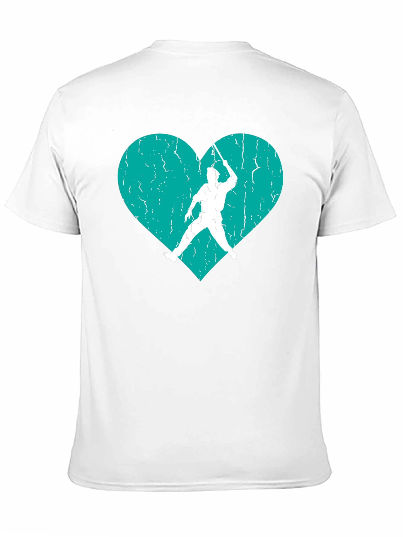 Fencing Heart T-Shirt - Swordplay Love Tee
