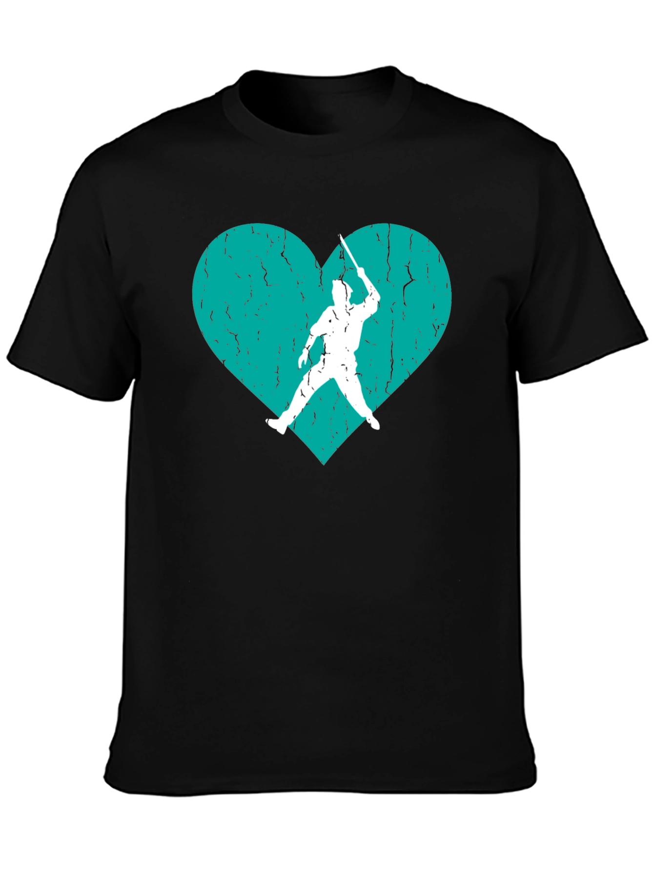 Fencing Heart T-Shirt - Swordplay Love Tee