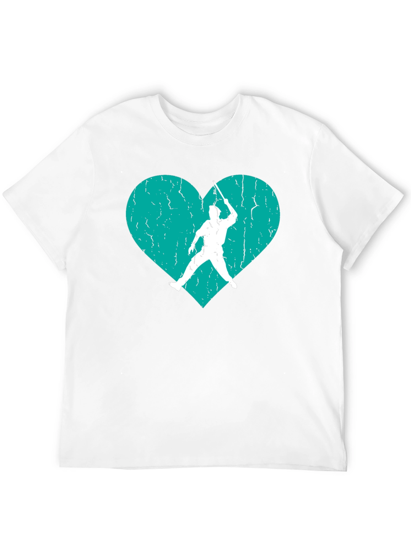 Fencing Heart T-Shirt - Swordplay Love Tee
