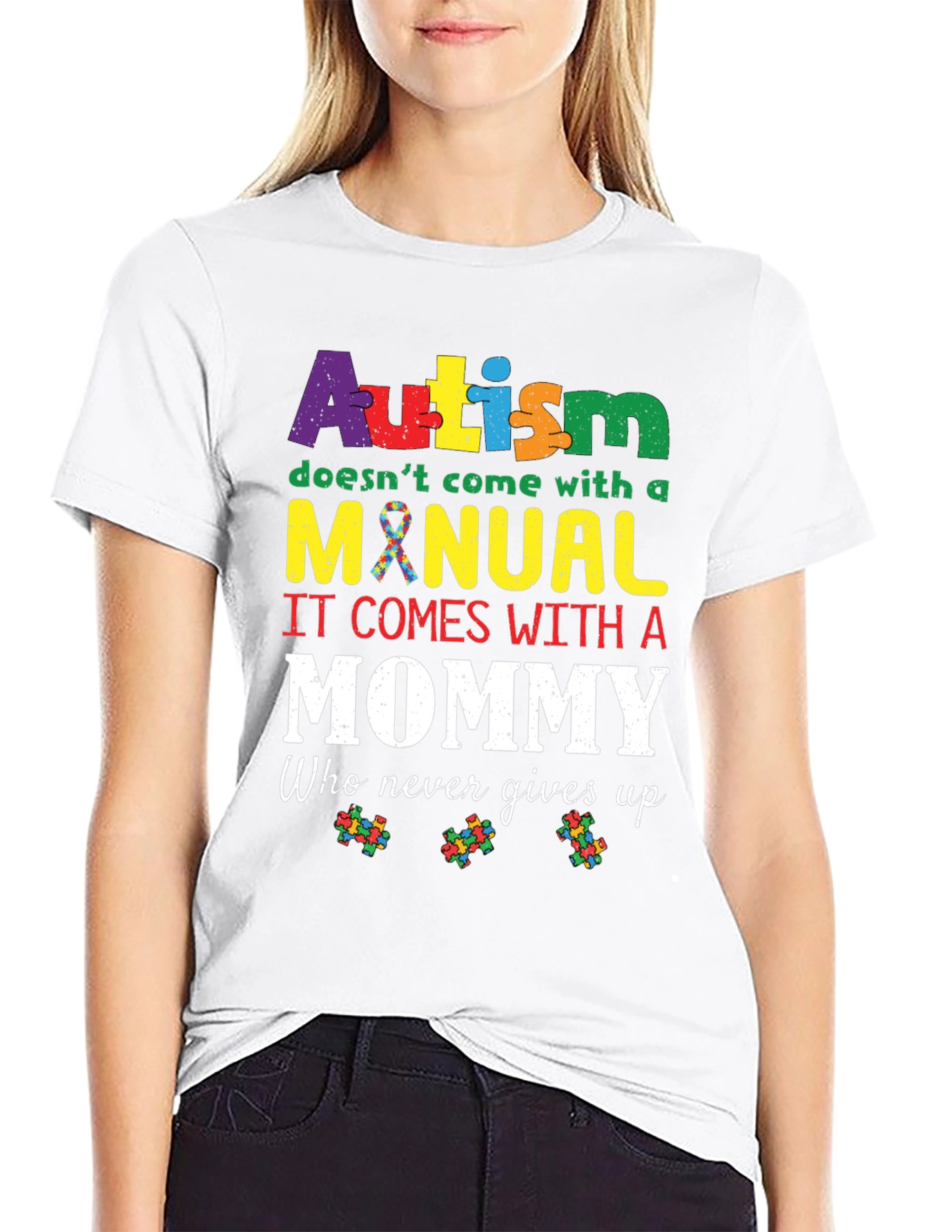 Autism Awareness T-Shirt Mommy Support