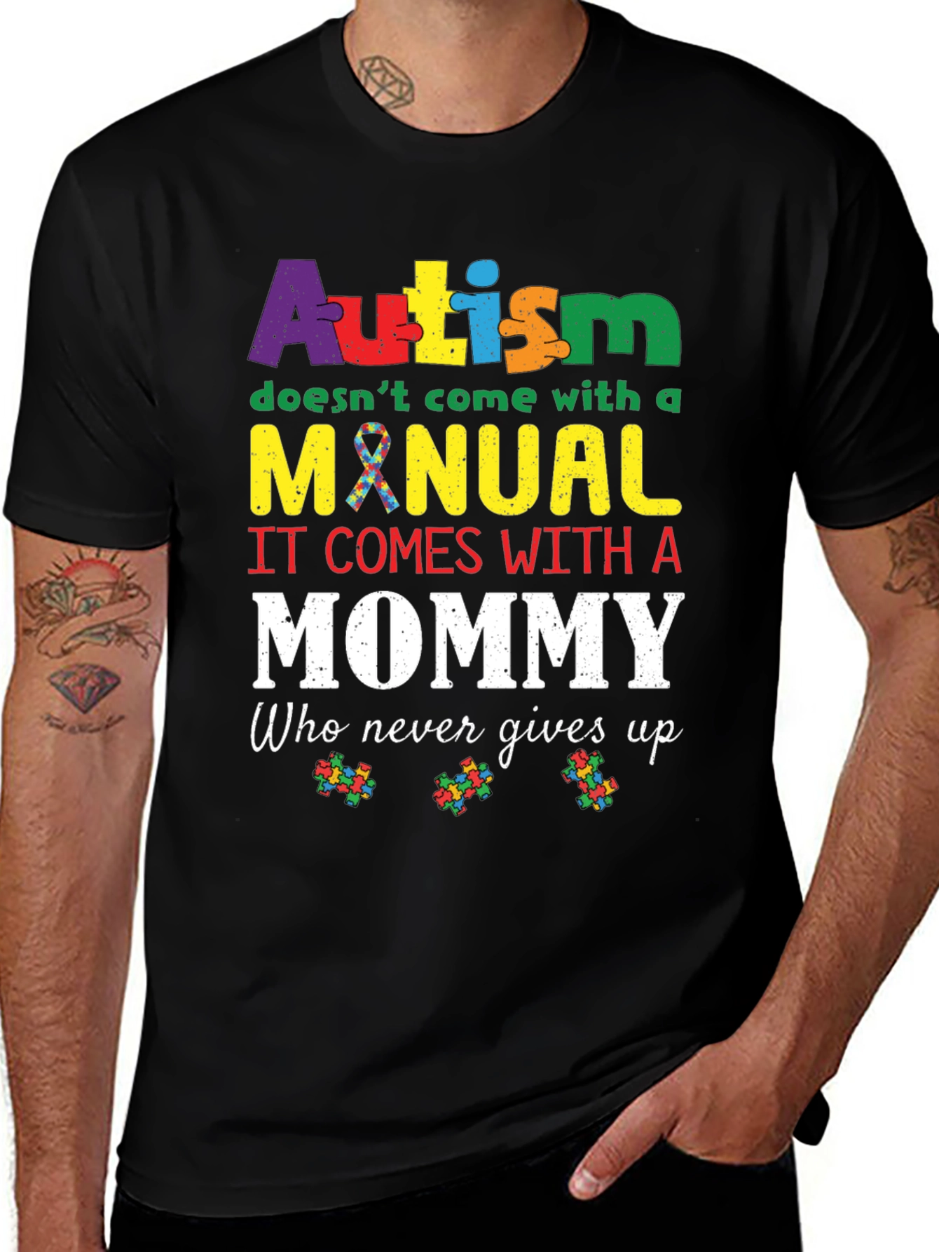 Autism Awareness T-Shirt Mommy Support