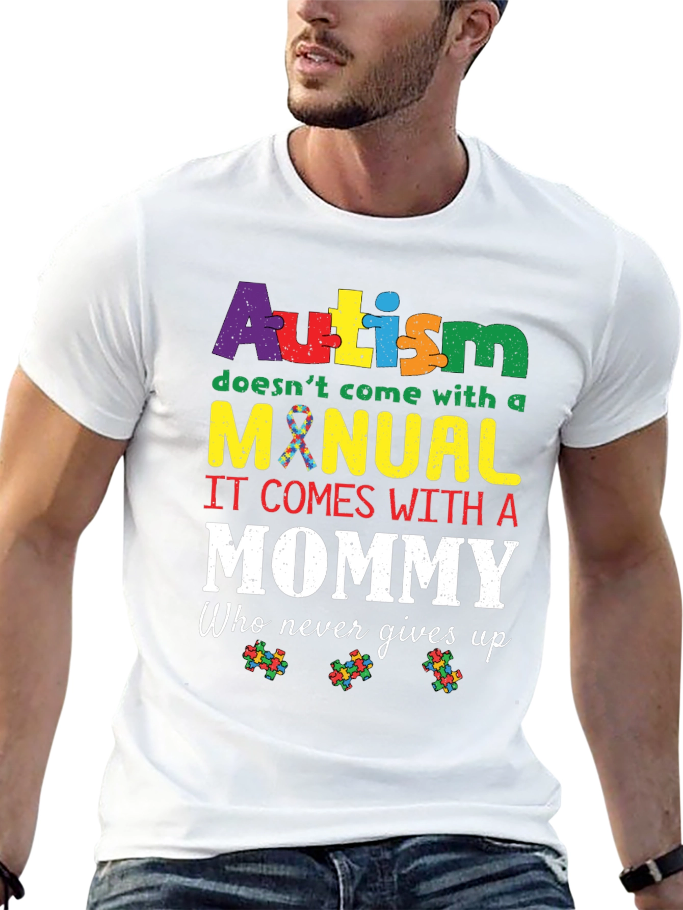 Autism Awareness T-Shirt Mommy Support