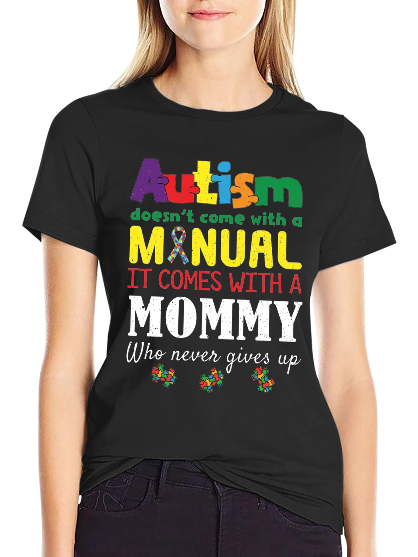 Autism Awareness T-Shirt Mommy Support