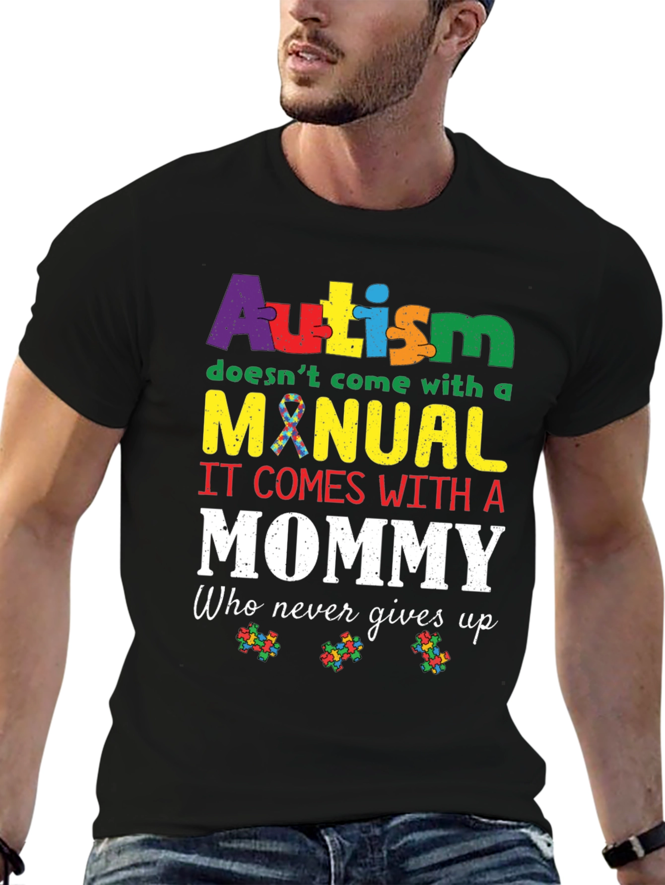 Autism Awareness T-Shirt Mommy Support
