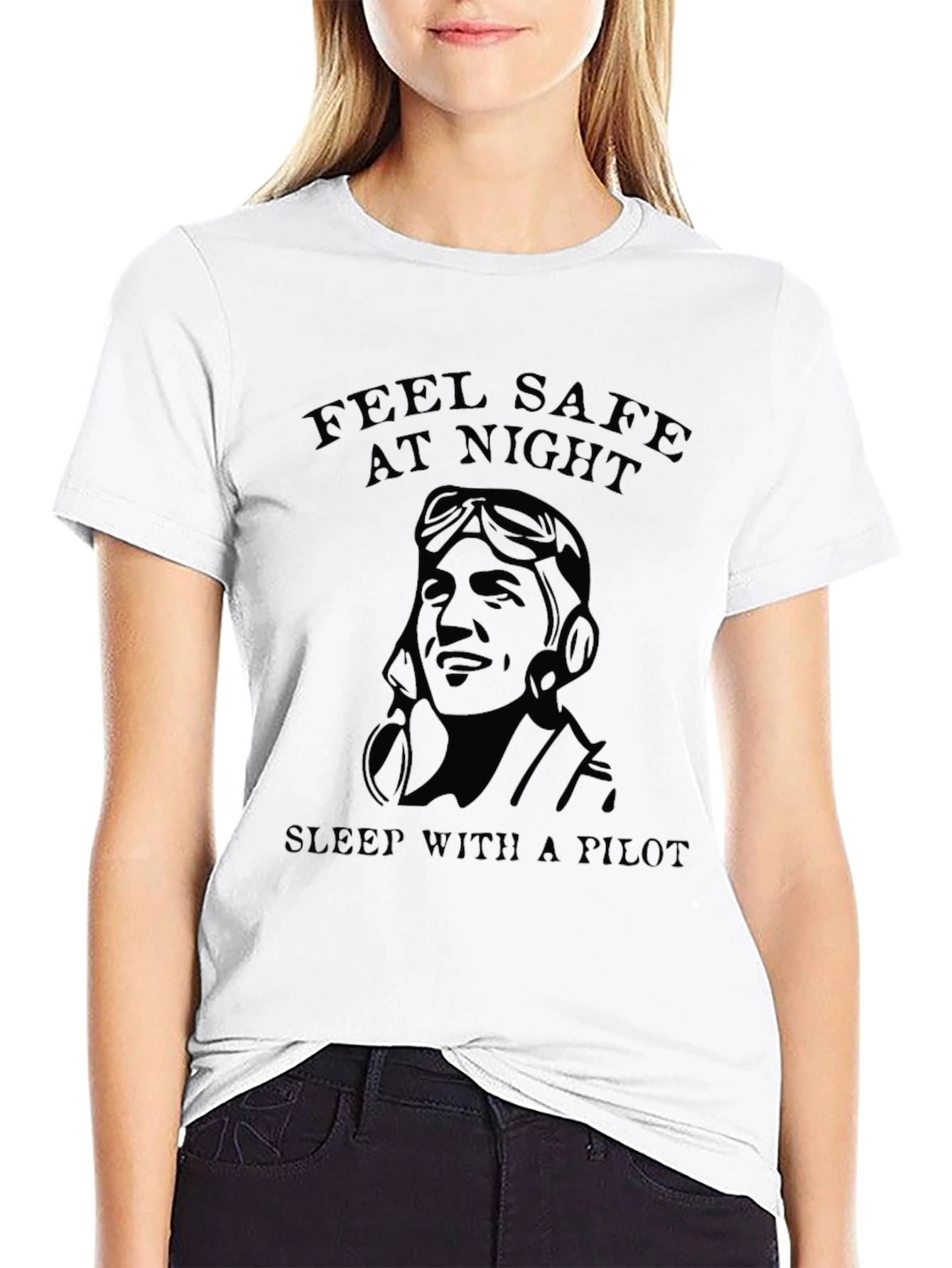Feel Safe At Night Pilot T-Shirt