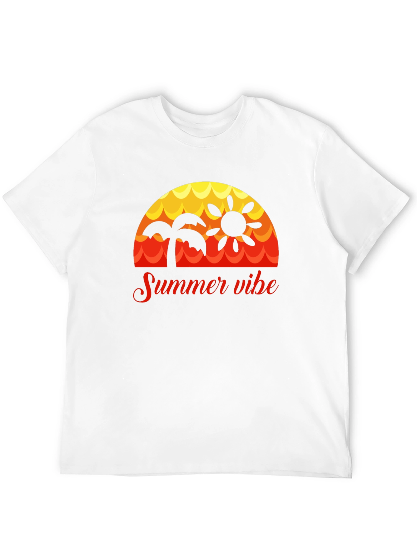 Summer Vibe Graphic Tee - Tropical Style