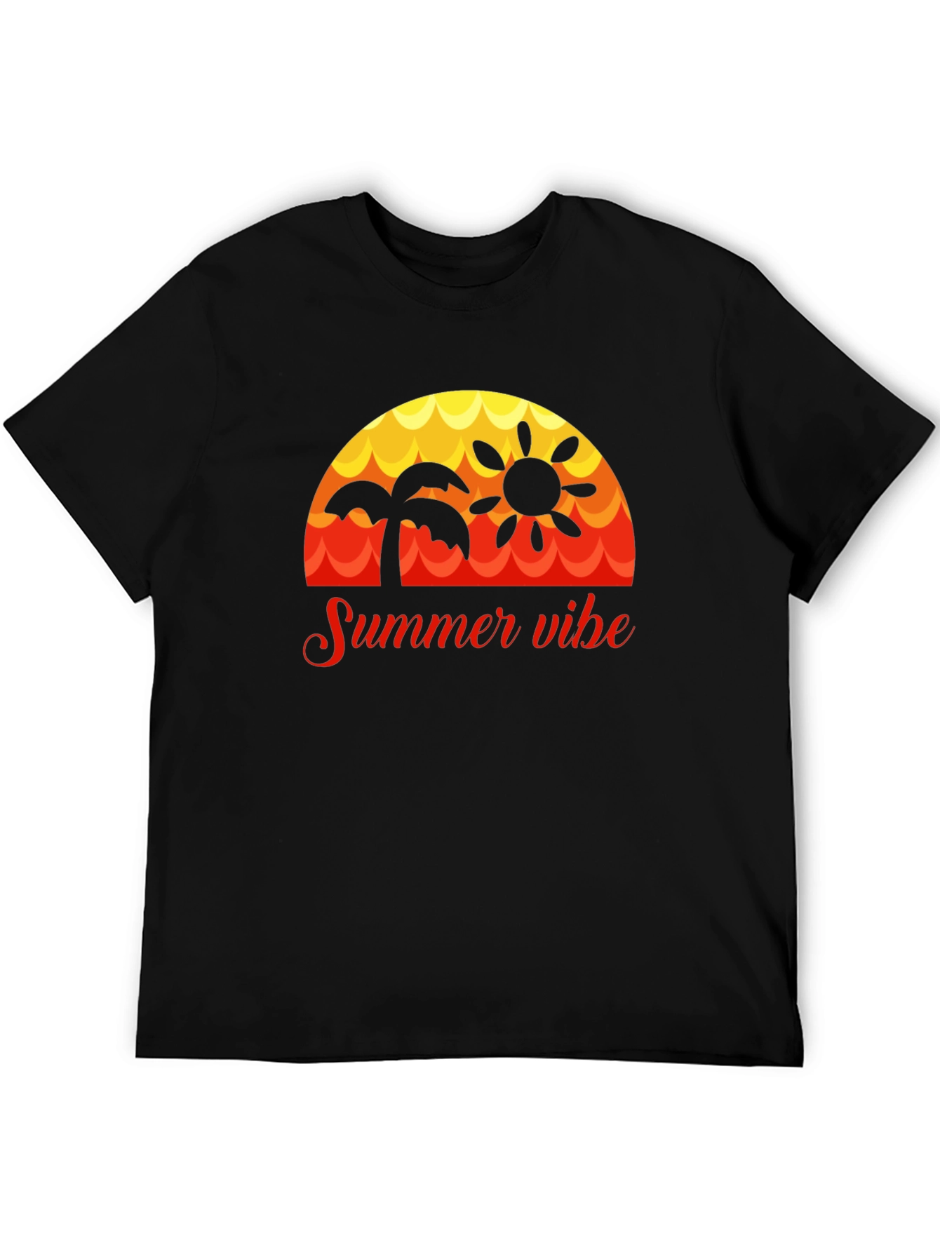 Summer Vibe Graphic Tee - Tropical Style