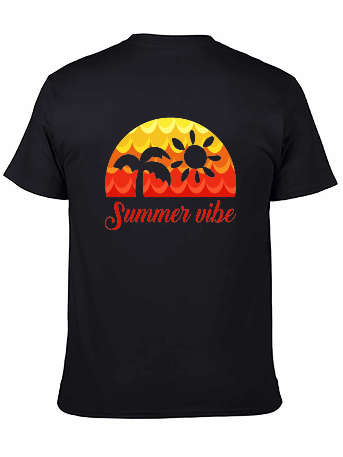 Summer Vibe Graphic Tee - Tropical Style