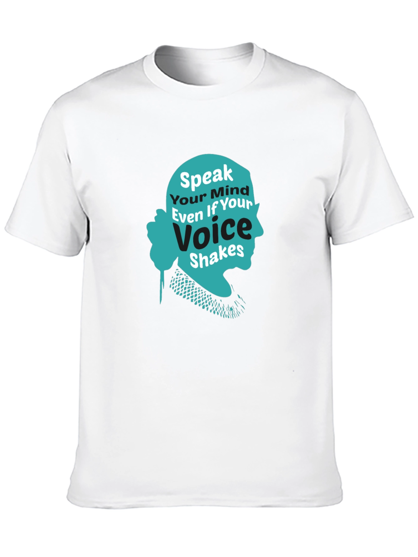Speak Your Mind T-Shirt - RBG Silhouette