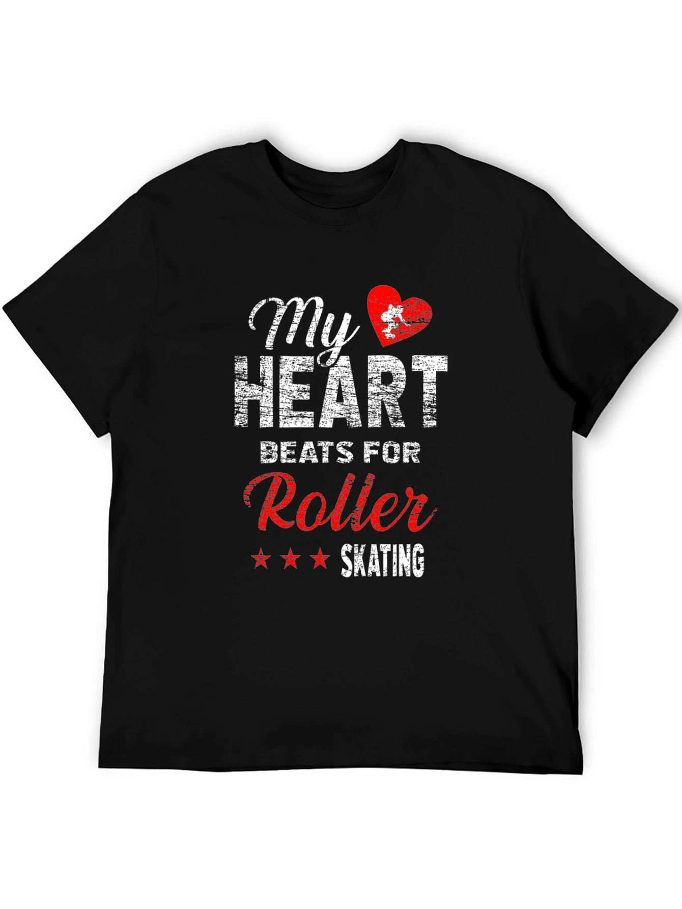 My Heart Beats For Roller Skating Graphic Tee