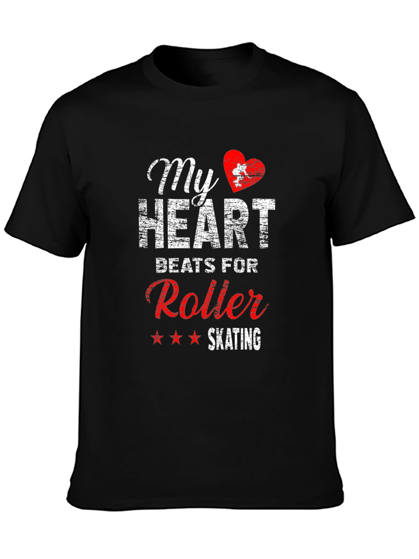My Heart Beats For Roller Skating Graphic Tee