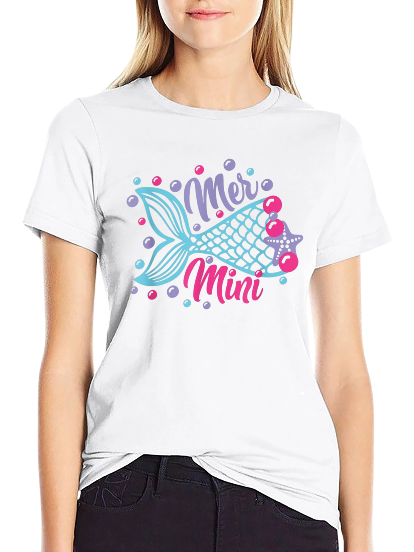 Mer Mini Mermaid Graphic Tee