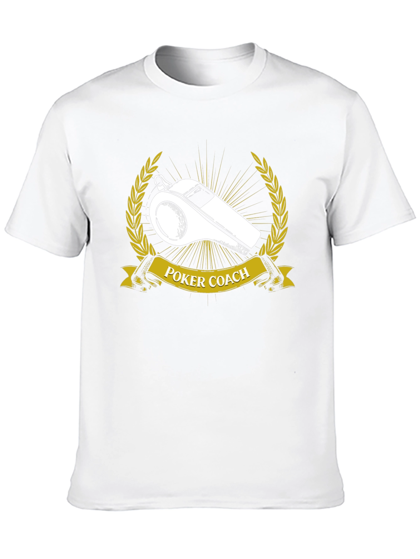 Poker Coach Graphic Tee - Black Cotton T-Shirt