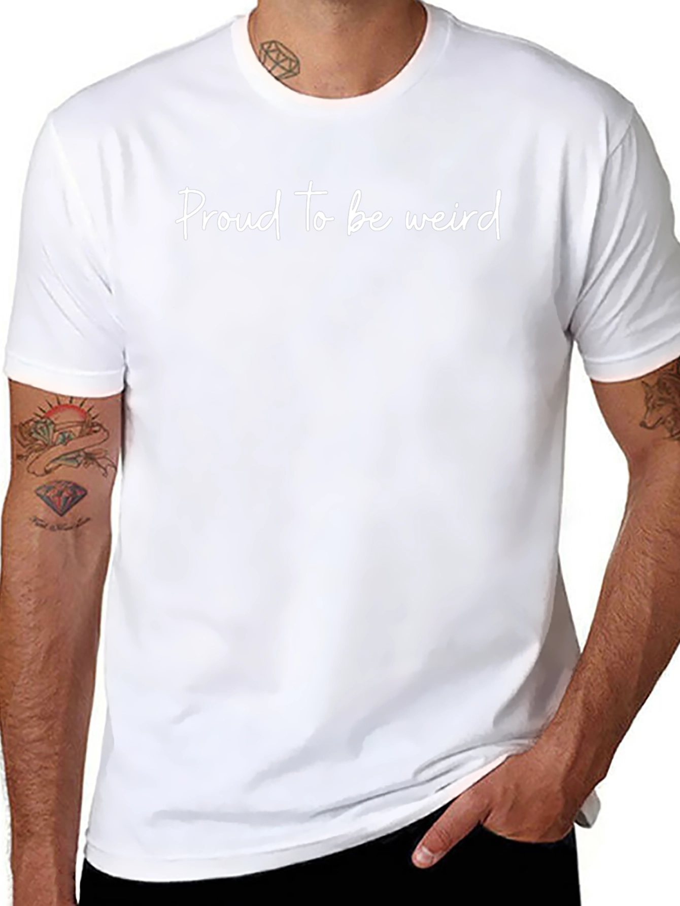 Proud to Be Weird Black T-Shirt