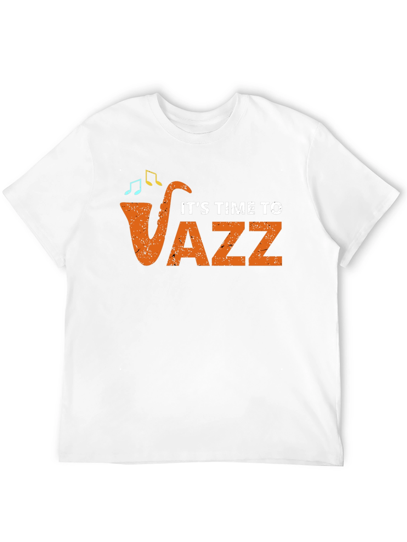 Its Time to Jazz Graphic Black T-Shirt