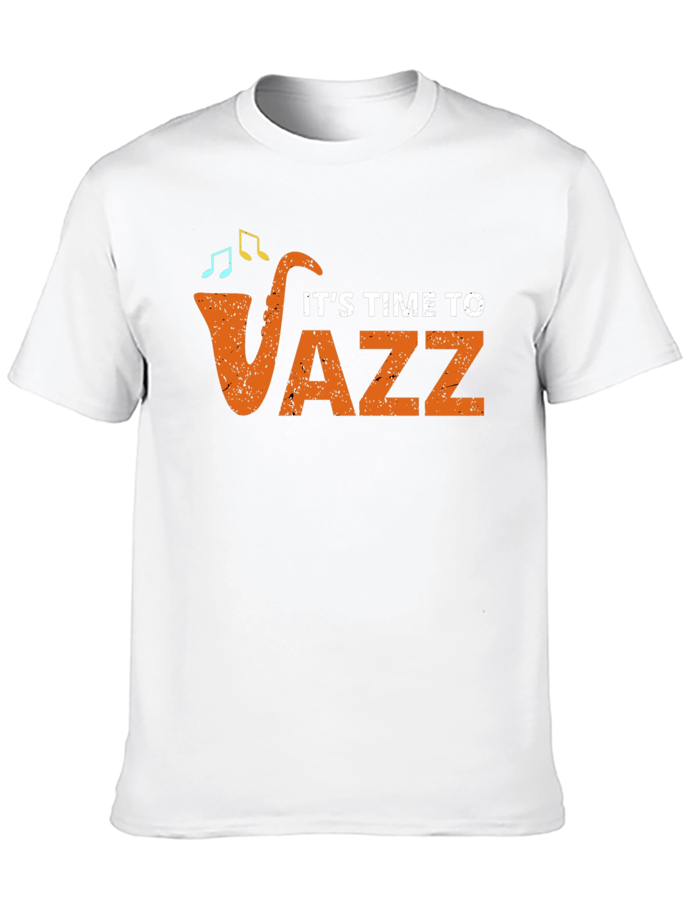 Its Time to Jazz Graphic Black T-Shirt