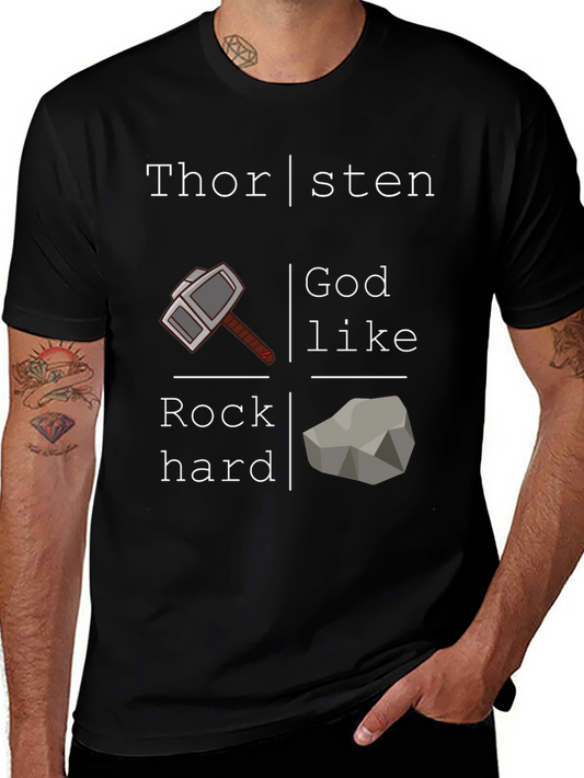 Thorsten Godlike Rock Hard Graphic T-Shirt