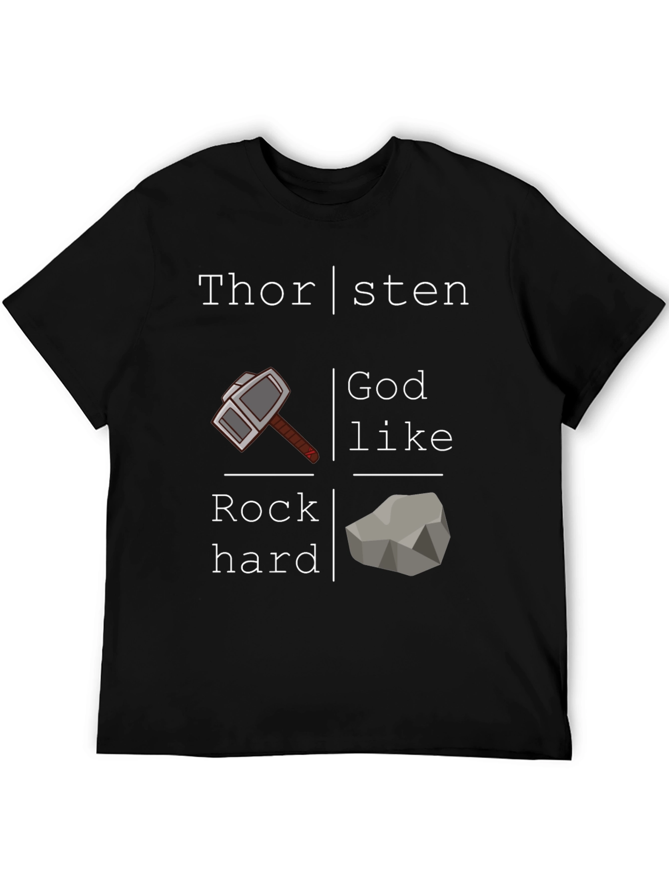 Thorsten Godlike Rock Hard Graphic T-Shirt