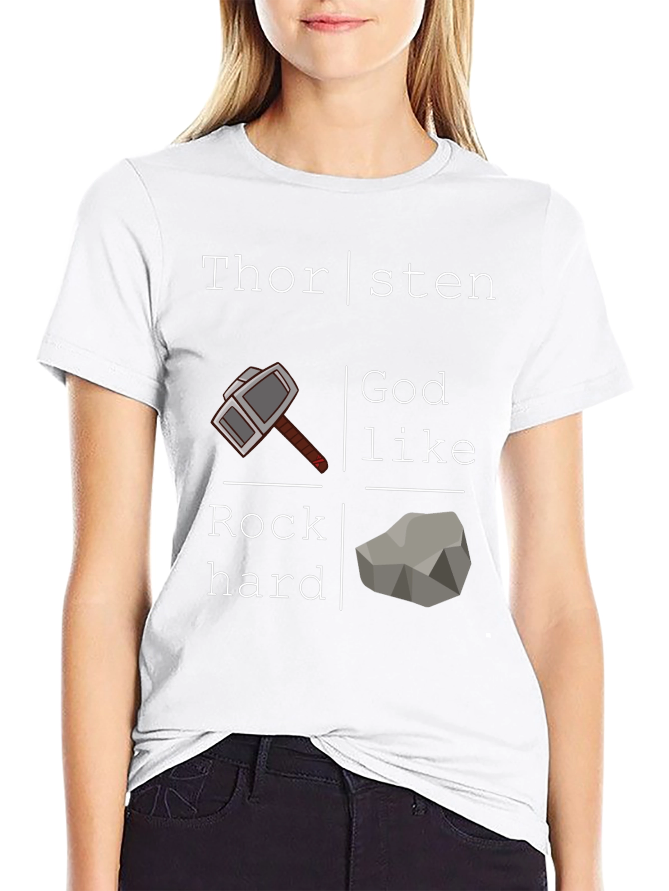 Thorsten Godlike Rock Hard Graphic T-Shirt