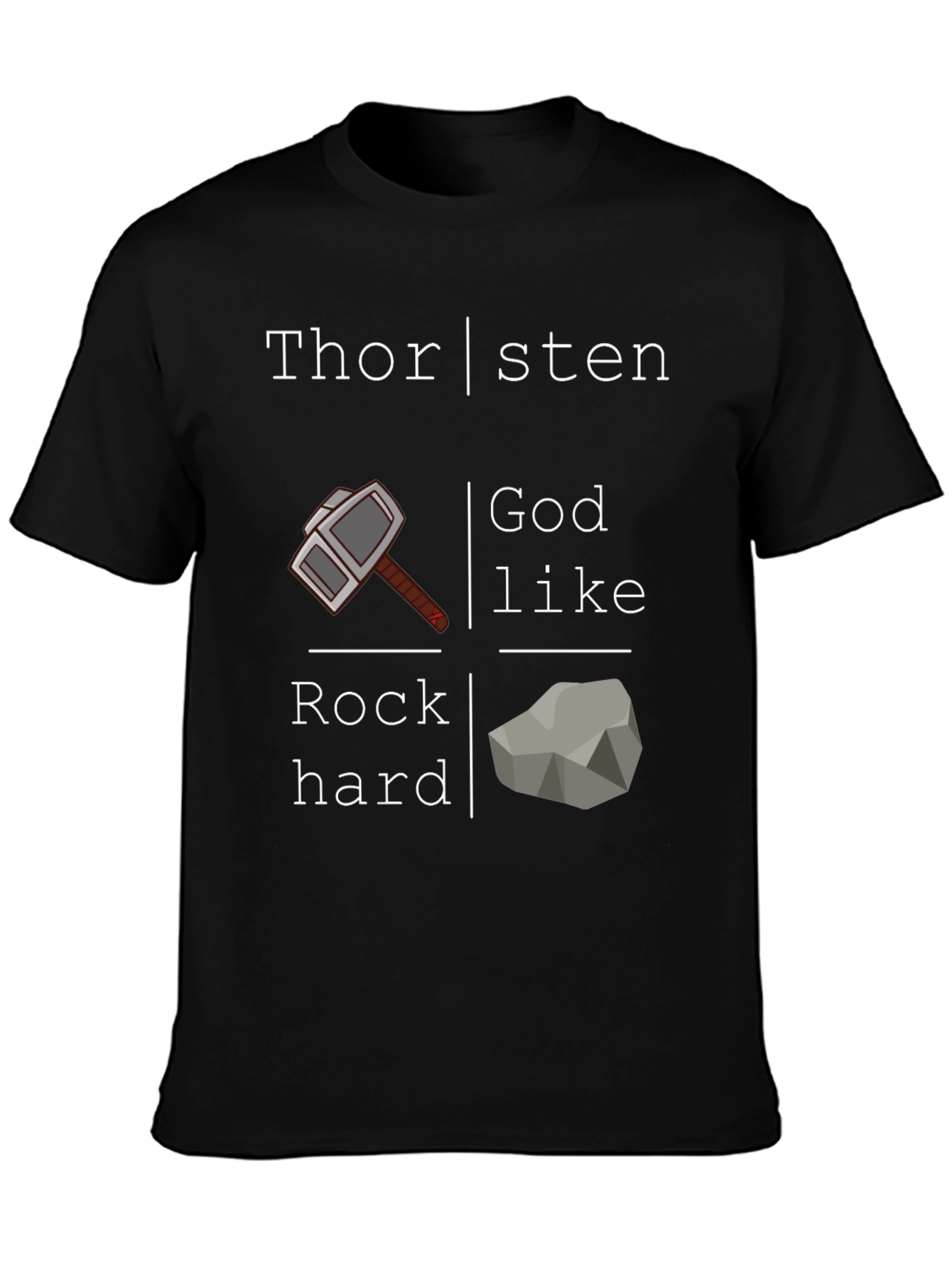 Thorsten Godlike Rock Hard Graphic T-Shirt