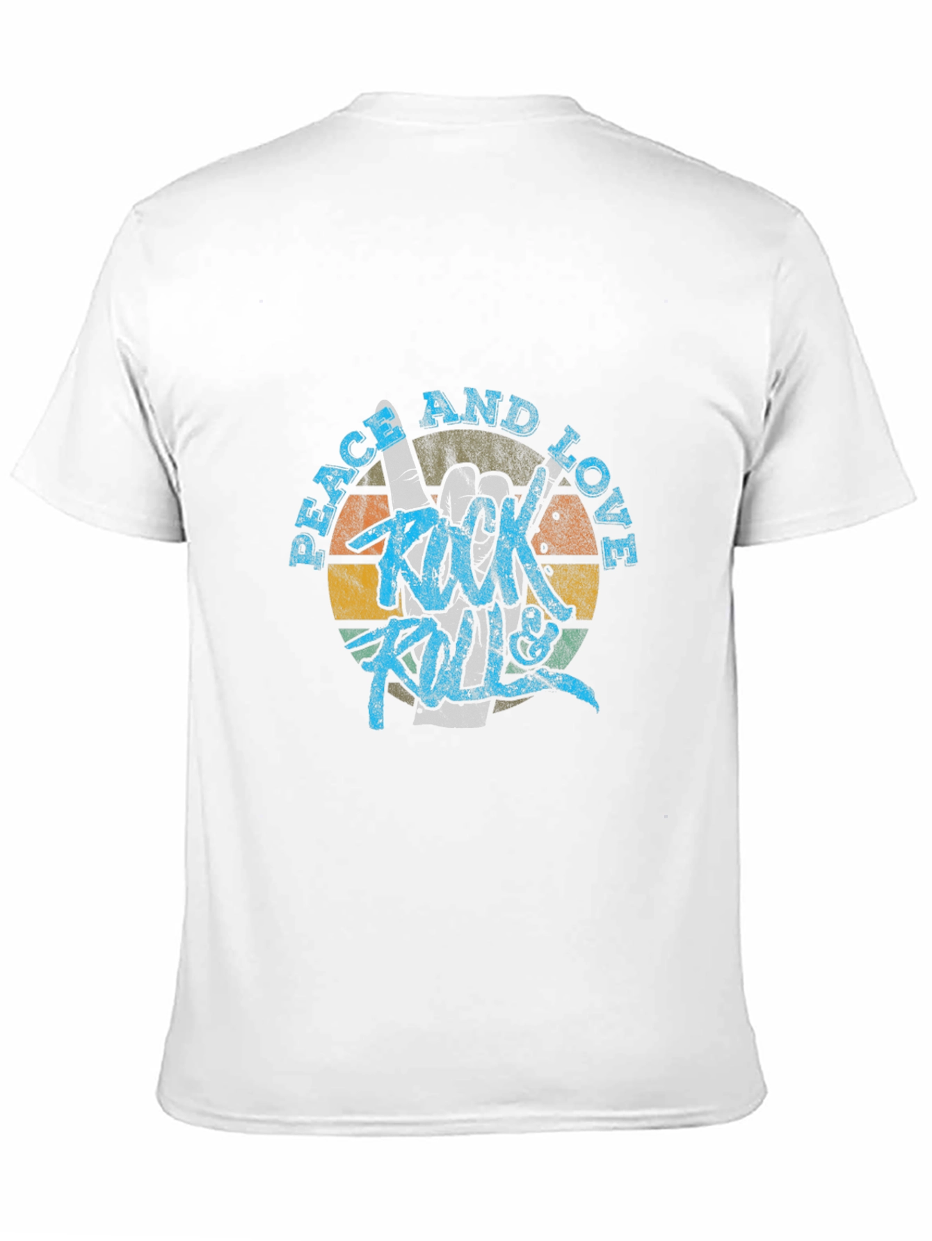Peace Love & Rock N Roll Graphic T-Shirt