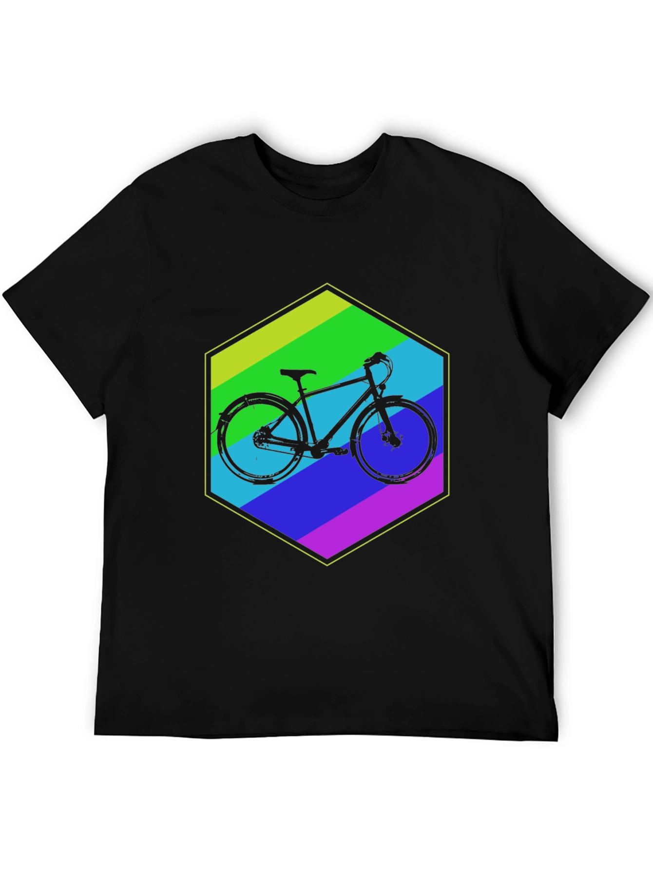 Bike Graphic Tee - Mens Black T-Shirt