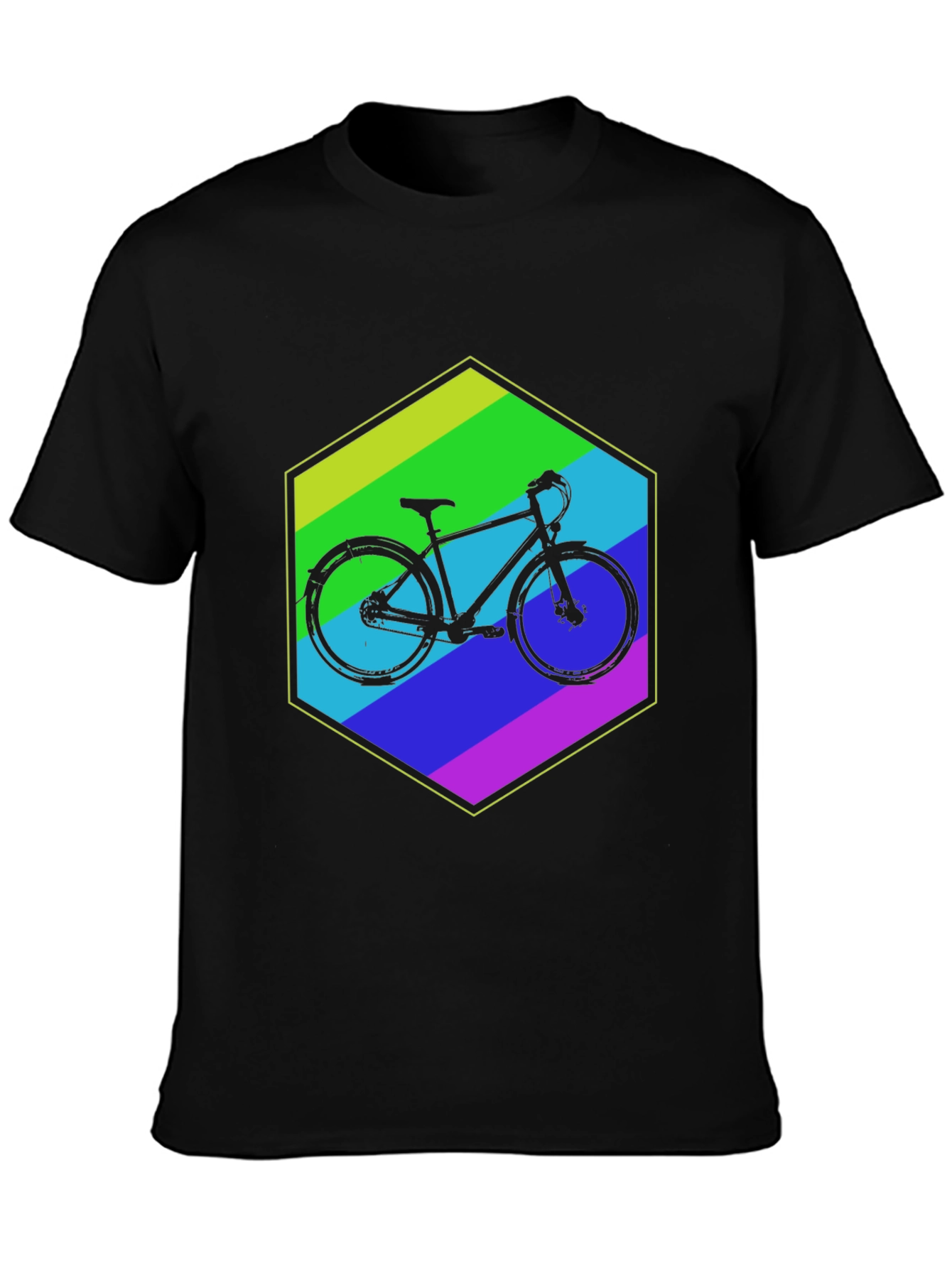 Bike Graphic Tee - Mens Black T-Shirt