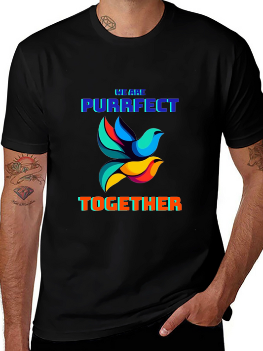 Purrfect Together Graphic T-Shirt
