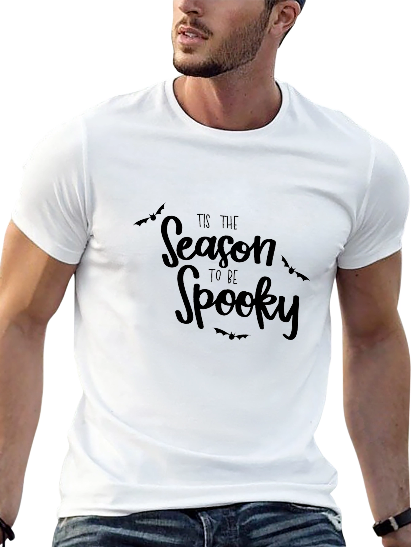 Tis The Season to Be Spooky Black T-Shirt